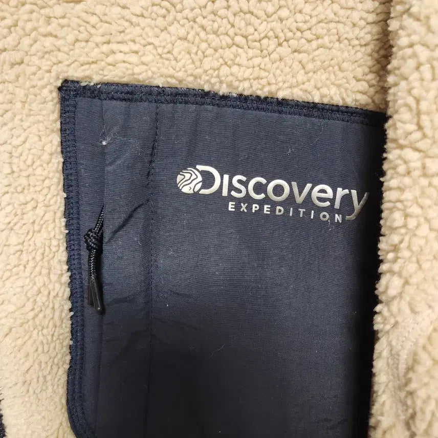 [BUNJANG] Discovery Fleece Jacket Beige / 상태A+)디스커버리 양털 플리스 자켓 베이지