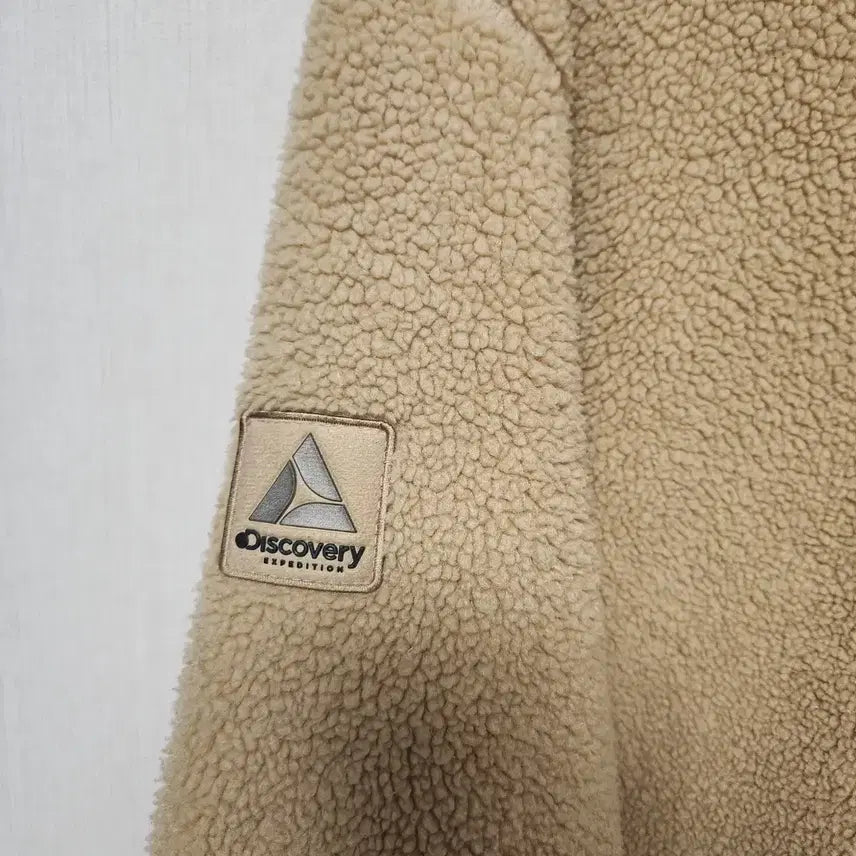 [BUNJANG] Discovery Fleece Jacket Beige / 상태A+)디스커버리 양털 플리스 자켓 베이지