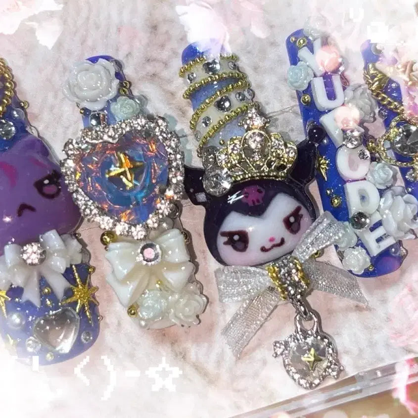 [BUNJANG] Custom Nail Tips / 주문제작 네일팁 만들어요 >.<