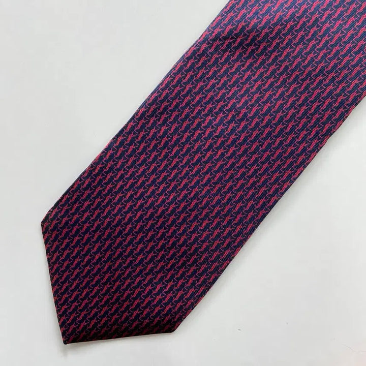 [BUNJANG] YSL Monogram Tie 8.6cm / 입생로랑(YSL) 모노그램 명품 정품 넥타이 8.6cm