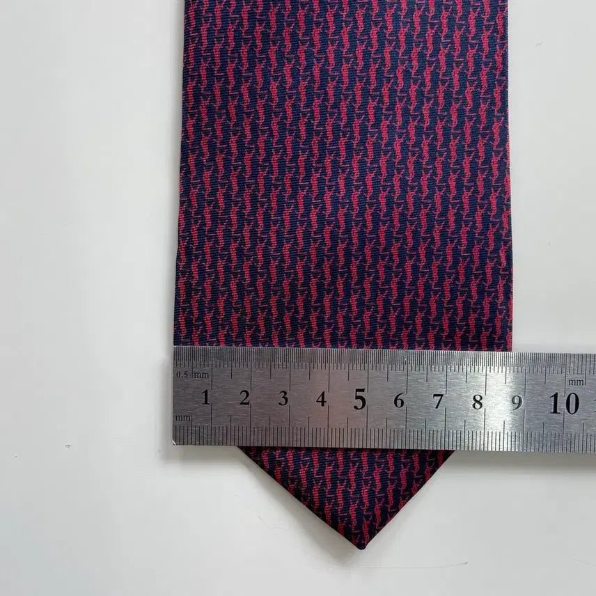 [BUNJANG] YSL Monogram Tie 8.6cm / 입생로랑(YSL) 모노그램 명품 정품 넥타이 8.6cm