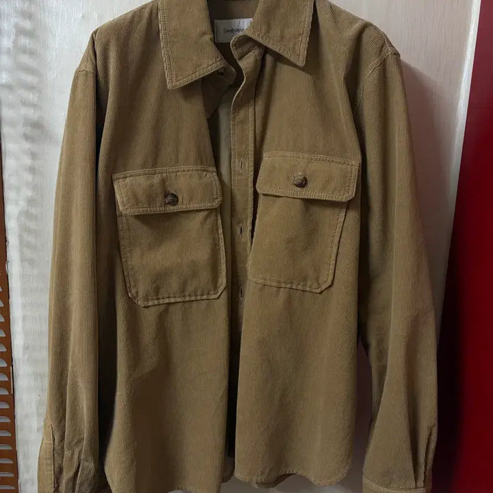 [BUNJANG] Saint Laurent Corduroy Shirt L / 생로랑 / 코듀로이 셔츠 / L