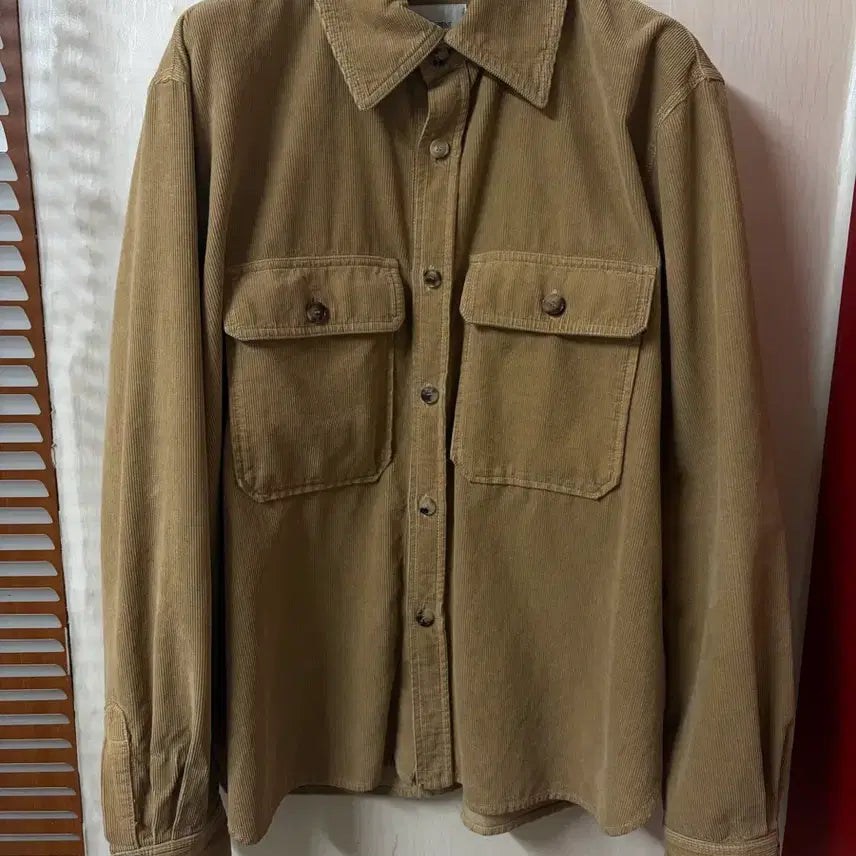 [BUNJANG] Saint Laurent Corduroy Shirt L / 생로랑 / 코듀로이 셔츠 / L