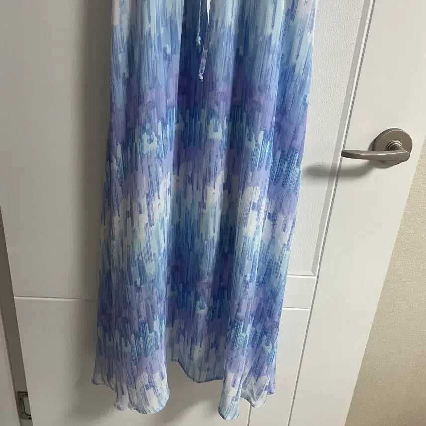 [BUNJANG] Vintage Cami Dress Blue M / (일본 수입 빈티지)나시 원피스 끈나시 뷔스티에 블루 M