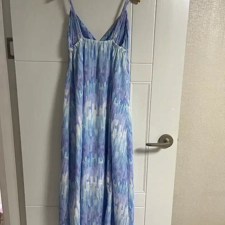 [BUNJANG] Vintage Cami Dress Blue M / (일본 수입 빈티지)나시 원피스 끈나시 뷔스티에 블루 M