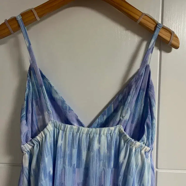 [BUNJANG] Vintage Cami Dress Blue M / (일본 수입 빈티지)나시 원피스 끈나시 뷔스티에 블루 M