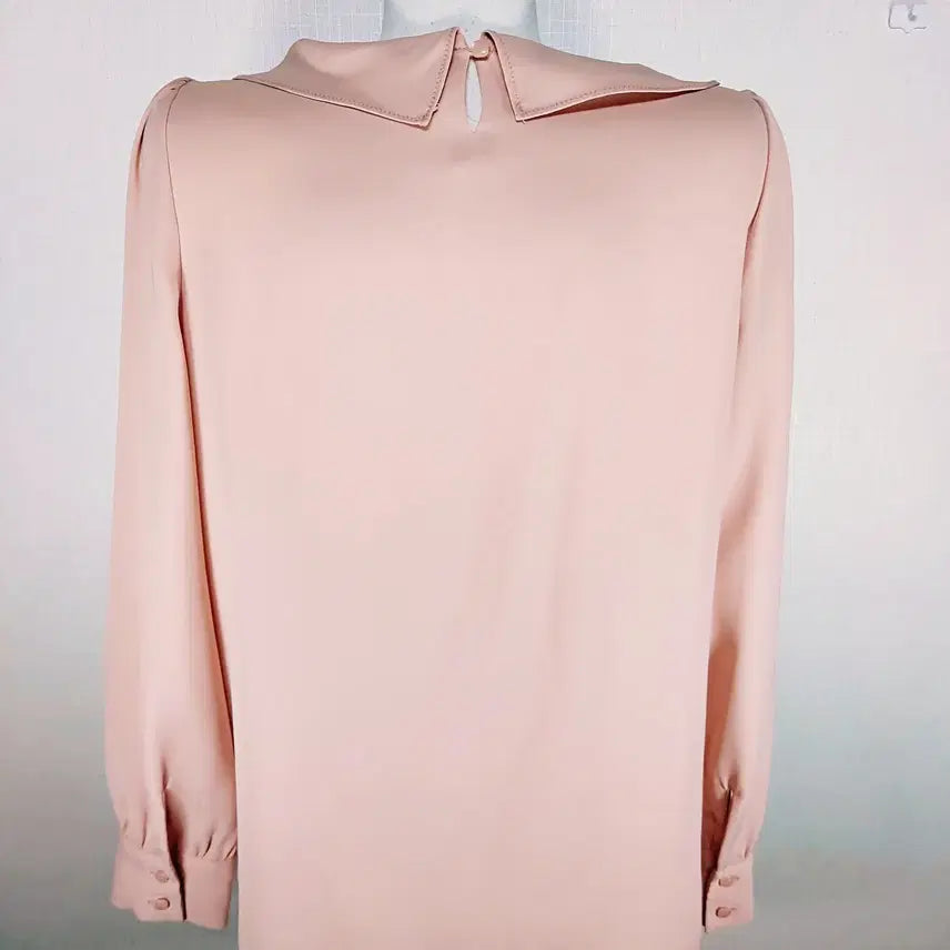 [BUNJANG] ABFG Blouse (55, Pink) / 에이비에프지 가녀린어깨 블라우스 55 핑크 55