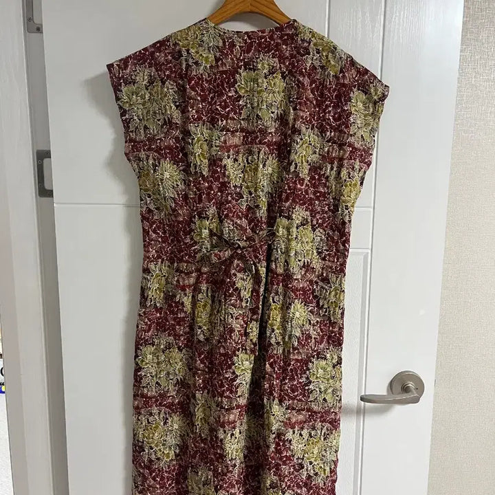 [BUNJANG] Vintage Floral Summer Casual Dress / (일본 수입 빈티지)반팔 나시 원피스 꽃 리본 여름 캐주얼