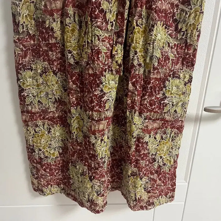 [BUNJANG] Vintage Floral Summer Casual Dress / (일본 수입 빈티지)반팔 나시 원피스 꽃 리본 여름 캐주얼