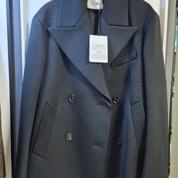 [BUNJANG] TIME FIGDRAPEL Color Half Coat / (가격조정)타임 TIME 피그드라펠  칼라 하프코트