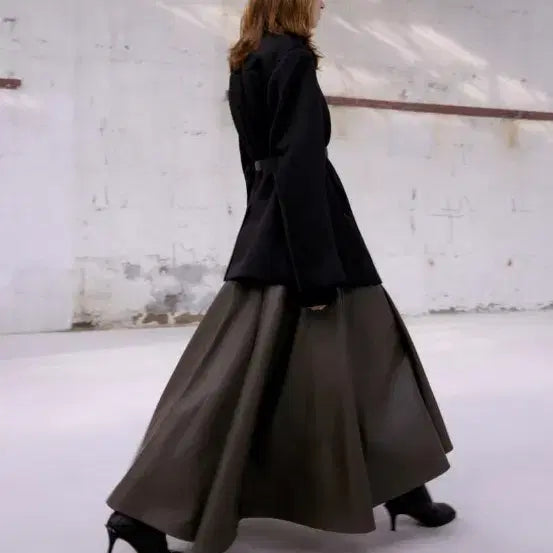 [BUNJANG] TIME FIGDRAPEL Color Half Coat / (가격조정)타임 TIME 피그드라펠  칼라 하프코트