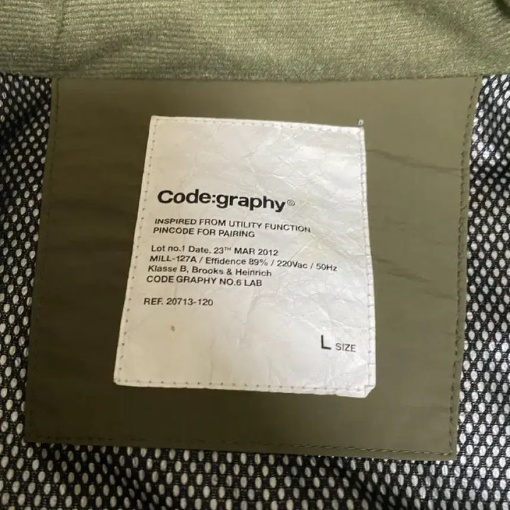 [BUNJANG] Code:Graphy US-Army Padded Jacket / [코드그라피] 밀리터리 us-army 패딩 점퍼