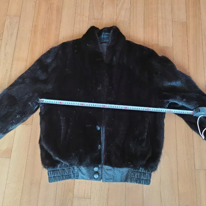 [BUNJANG] Fur Leather Jacket 95 / 모피 가죽 자켓 95