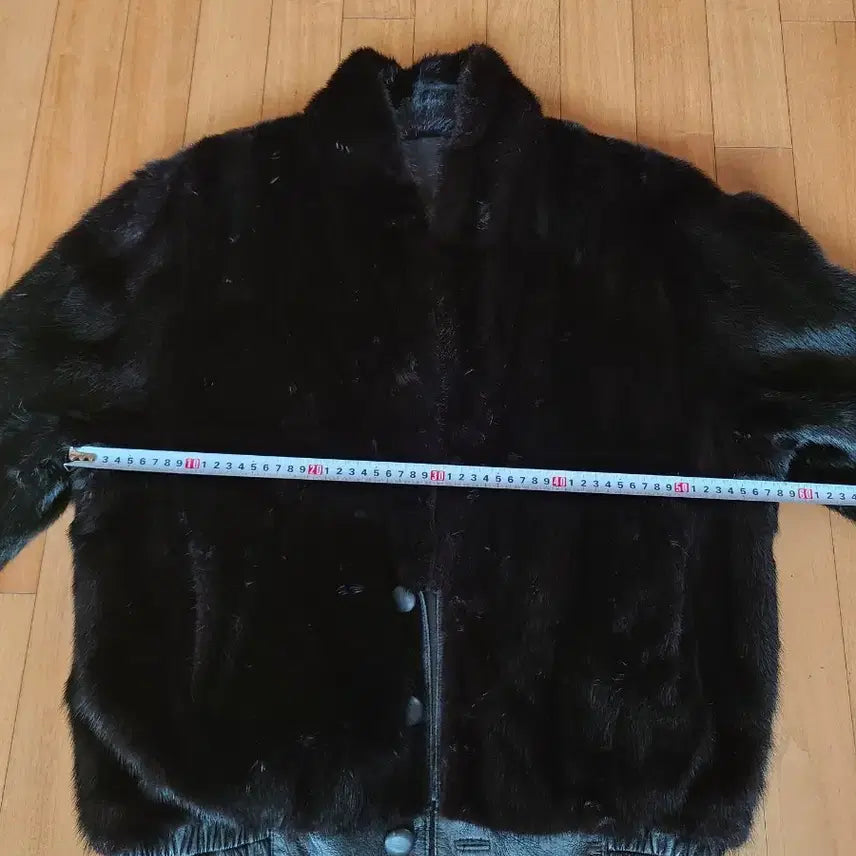 [BUNJANG] Fur Leather Jacket 95 / 모피 가죽 자켓 95