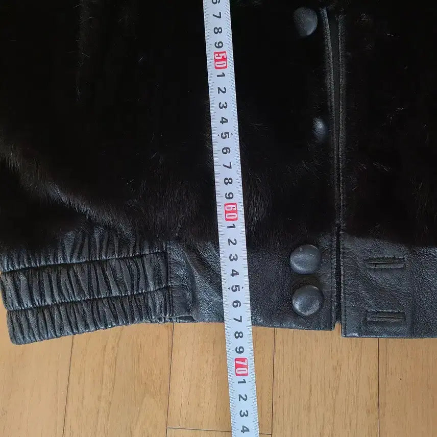 [BUNJANG] Fur Leather Jacket 95 / 모피 가죽 자켓 95