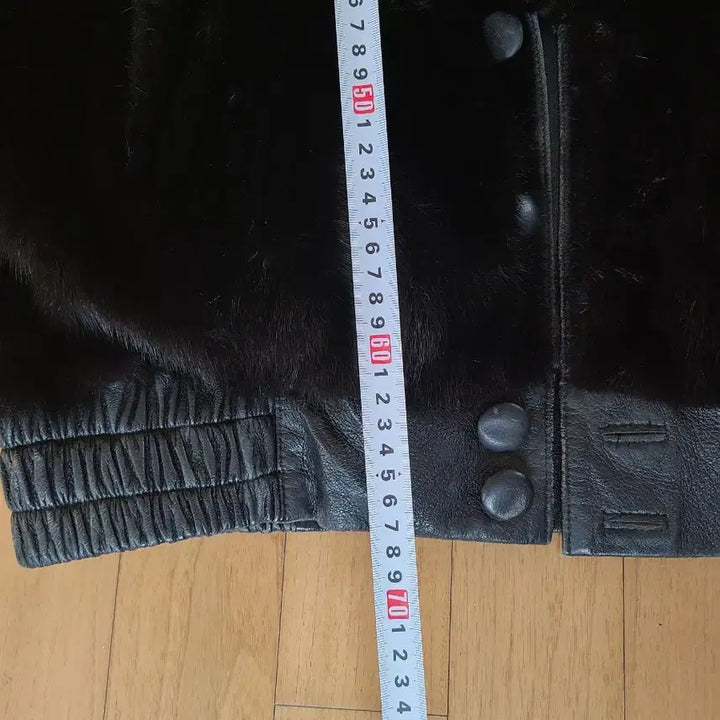 [BUNJANG] Fur Leather Jacket 95 / 모피 가죽 자켓 95