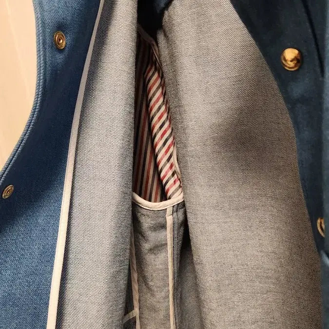 [BUNJANG] Thom Browne Washed Denim Shirt Jacket / 톰브라운 워시드 데님 셔츠 자켓