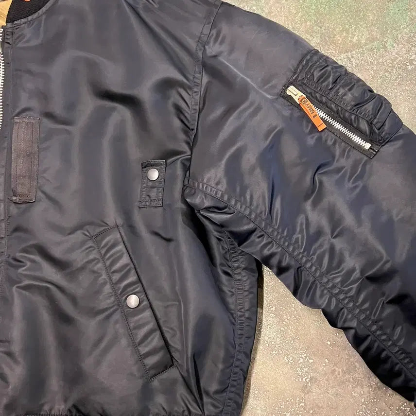 [BUNJANG] Mihara Yasuhiro Reversible MA1 Quilted Jacket / [48] 미하라야스히로 리버서블 MA1 퀼팅 자켓 A07BL052