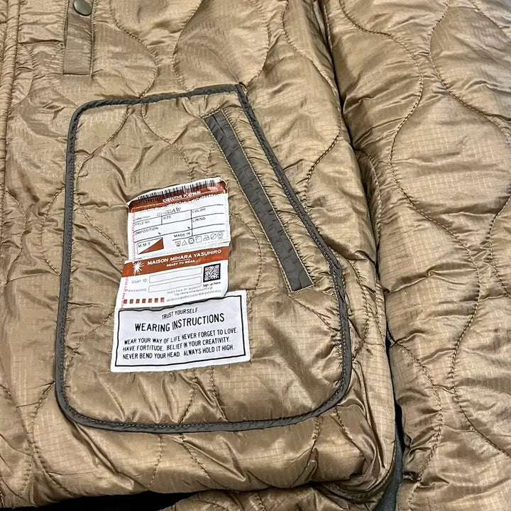 [BUNJANG] Mihara Yasuhiro Reversible MA1 Quilted Jacket / [48] 미하라야스히로 리버서블 MA1 퀼팅 자켓 A07BL052