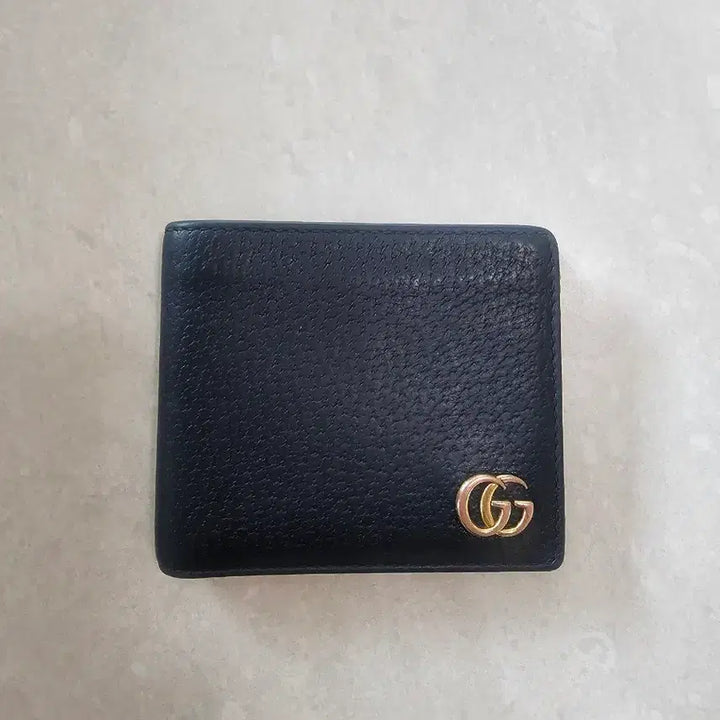 [BUNJANG] Gucci GG Marmont Leather Wallet (Full Package) / 구찌 GG 마몽레더 소가죽  금장 반지갑 판매합니다(풀박스)