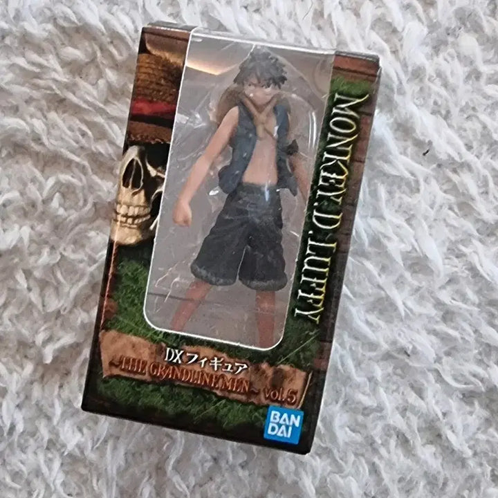 [BUNJANG] One Piece Luffy Miniature Figure / 원피스 DXF 그랜드라인 미니어쳐 가챠 루피 파란 조끼