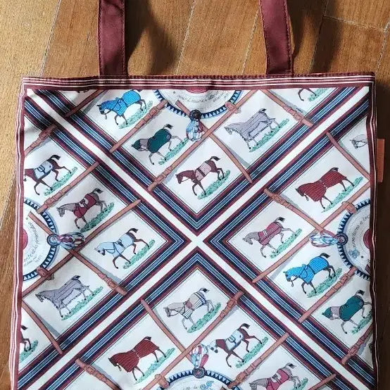 [BUNJANG] Pattern Eco Bag / 말 패턴 에코백(새상품)