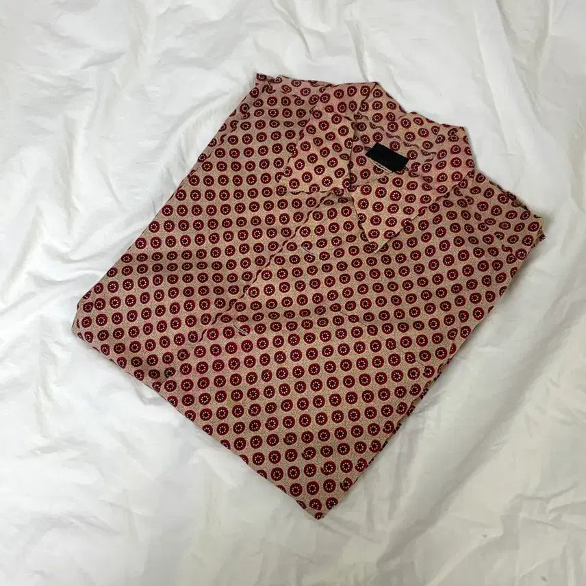 [BUNJANG] Vintage Takeo Kikuchi Pattern Short Sleeve Shirt / [유니크]타케오 키쿠치 패턴 반팔 셔츠 빈티지