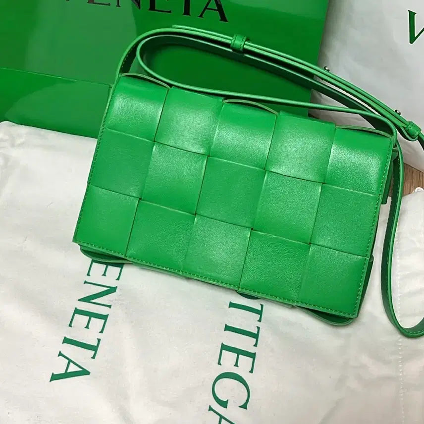 [BUNJANG] Bottega Veneta Cassette Bag Parakeet / 보테가베네타 카세트백 패러킷