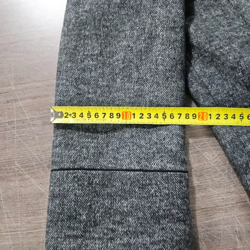[BUNJANG] HAUTE Herringbone Half Wool Coat L / HAUTE 헤링본 하프 울 코트 L