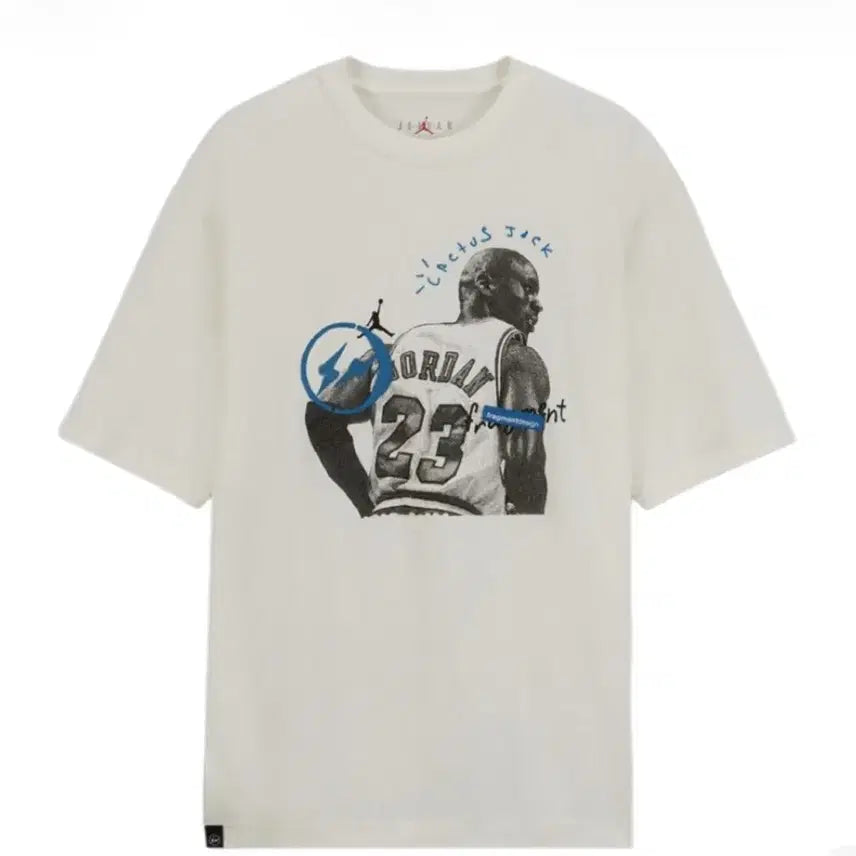 [BUNJANG] Jordan Travis Scott Fragment T-shirt / [XXXL] 조던 x 트래비스 스캇 x 프라그먼트 티셔츠