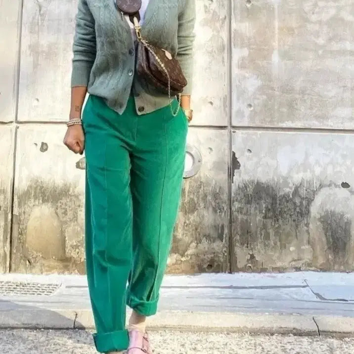 [BUNJANG] Blue Archive Corduroy Pants Green 44-55 / 부루하하 코듀로이 팬츠 그린 44-55
