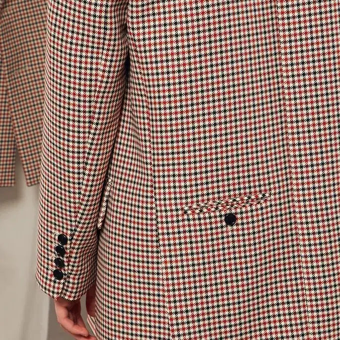 [BUNJANG] System Semi-Overfit Check Jacket (Size 55) / 시스템 파리컬렉션 세미오버핏 간절기 체크자켓 55사이즈