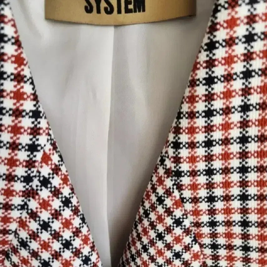 [BUNJANG] System Semi-Overfit Check Jacket (Size 55) / 시스템 파리컬렉션 세미오버핏 간절기 체크자켓 55사이즈
