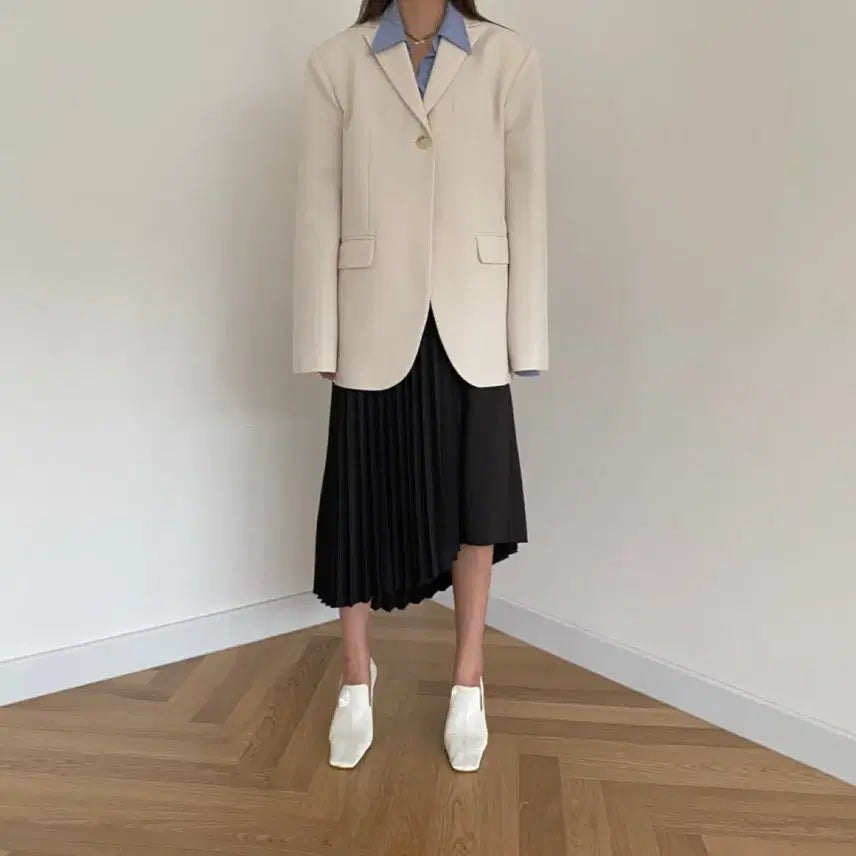 [BUNJANG] Blazer Jacket (Ivory) / (새상품) 여성 블레이저 자켓 (아이보리)