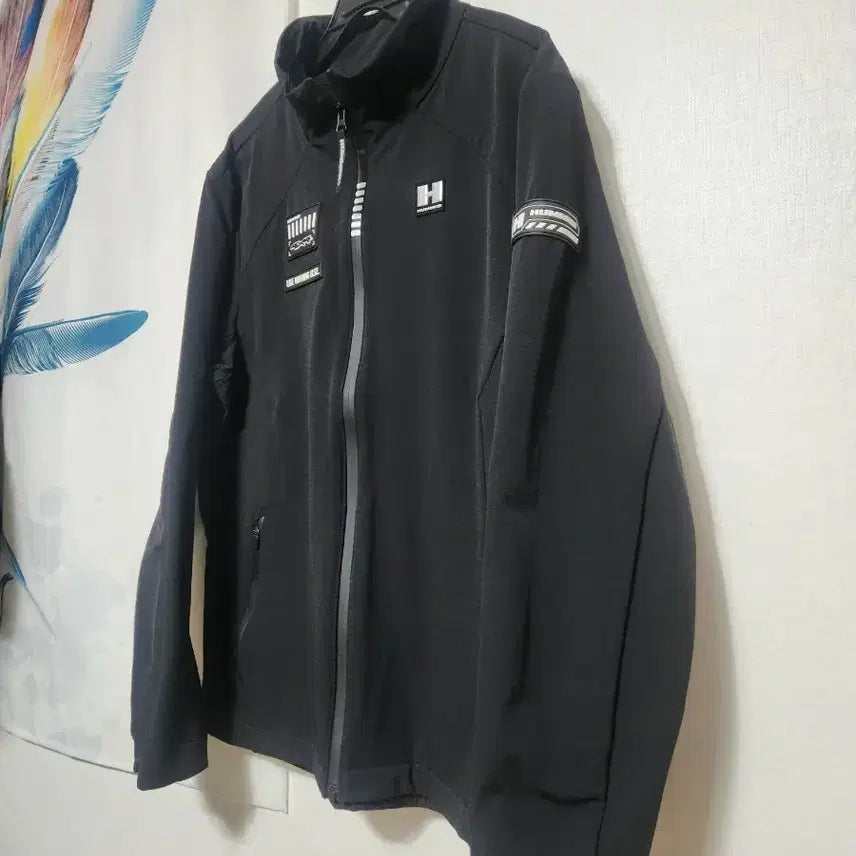 [BUNJANG] Hummel Black Fleece Zip-up (Size 100) / 남 험멜 블랙 기모 집업ㅡ100