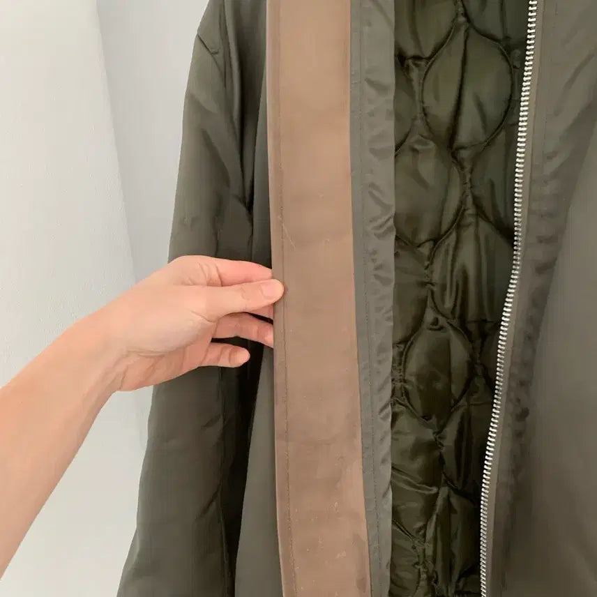 [BUNJANG] Hed Mayner Bomber Jacket Khaki XS / 헤드메이너 hed mayner 봄버 xs 카키