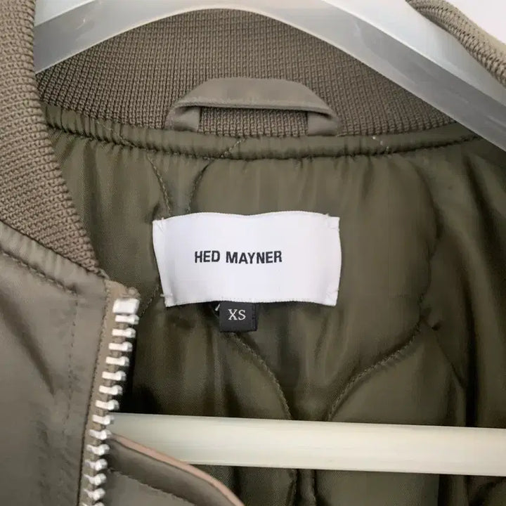 [BUNJANG] Hed Mayner Bomber Jacket Khaki XS / 헤드메이너 hed mayner 봄버 xs 카키