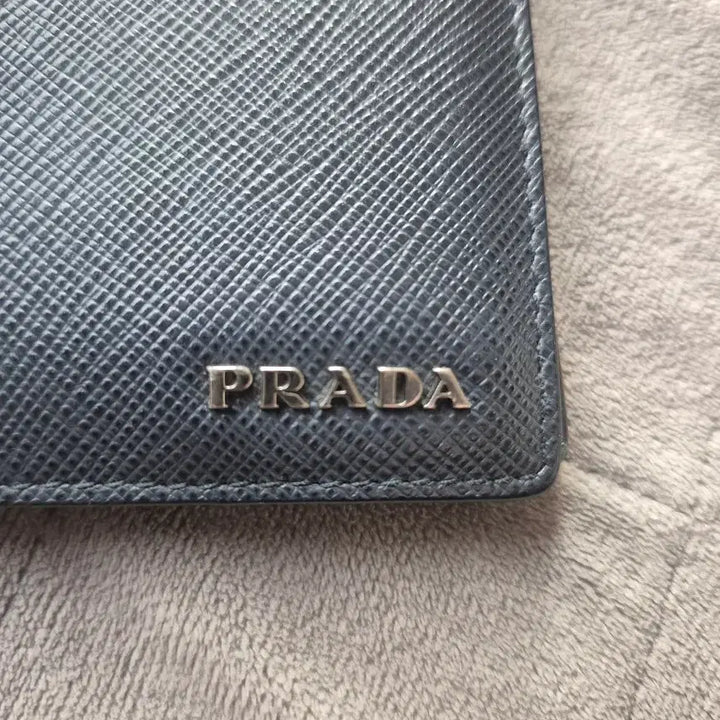 [BUNJANG] Prada Saffiano Bi-fold Wallet Navy / 프라다 사피아노 반지갑 네이비 팝니다