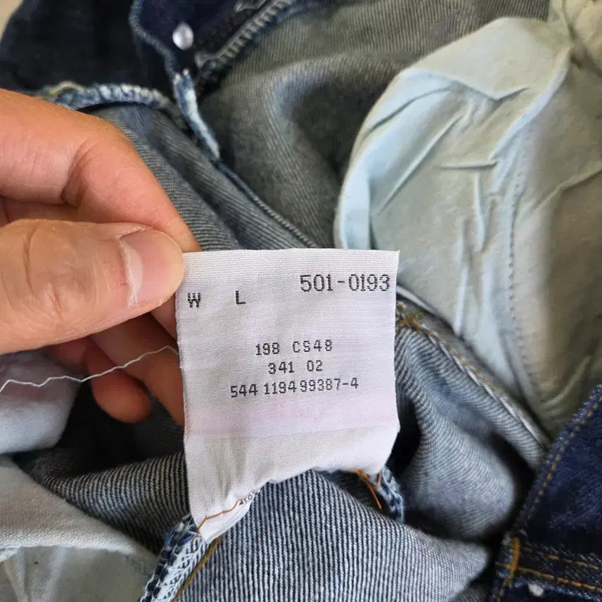 [BUNJANG] Levi's 90s USA 501 Original Jeans / 리바이스 90s usa 501오리지널 34x34사이즈 데드스탁