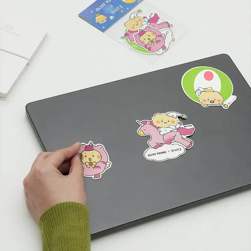 [BUNJANG] MangGom Organizer Bag + Sticker Pouch / 미개봉/정리중)망곰 오거나이저백+스티커 파우치