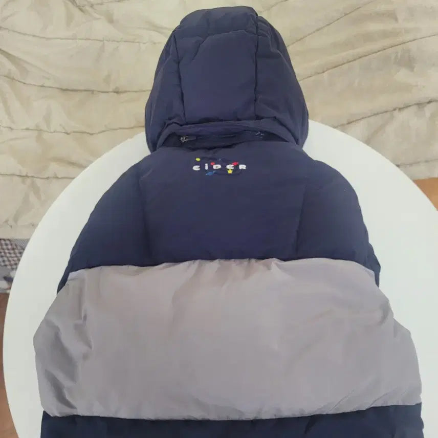 [BUNJANG] Ider Navy/Gray Padded Jacket / 아이더 네이비/회색 패딩 점퍼