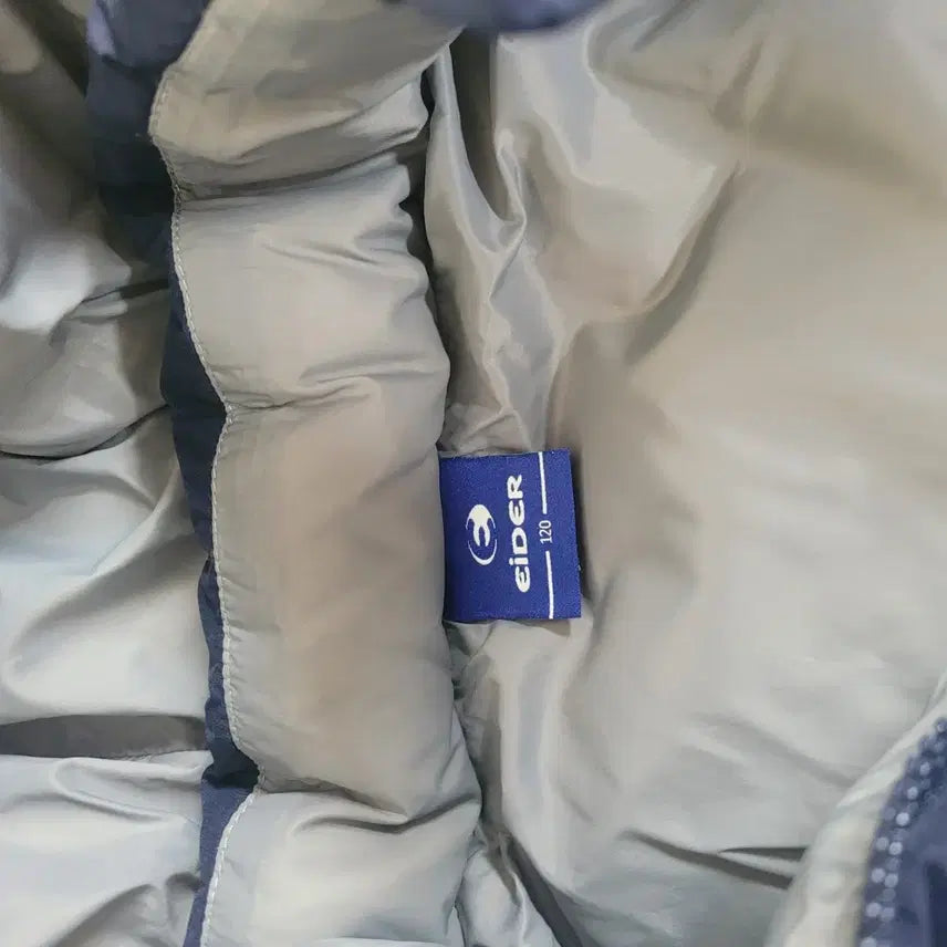 [BUNJANG] Ider Navy/Gray Padded Jacket / 아이더 네이비/회색 패딩 점퍼