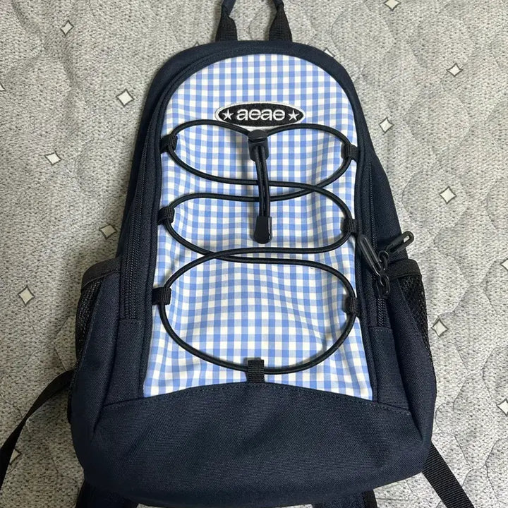 [BUNJANG] aeae Mini Backpack Navy / 에이이에이이 aeae 미니 백팩 가방 네이비