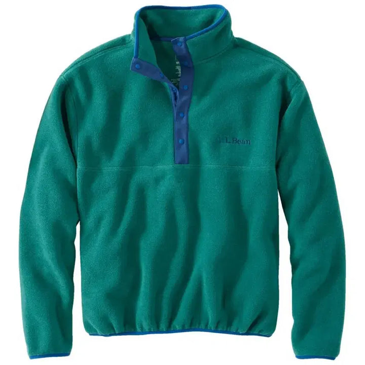 [BUNJANG] LL Bean Fleece Pullover Green L / LL Bean 엘엘빈 플리스 후리스 풀오버 그린 L사이즈 새상품