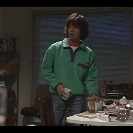 [BUNJANG] LL Bean Fleece Pullover Green L / LL Bean 엘엘빈 플리스 후리스 풀오버 그린 L사이즈 새상품