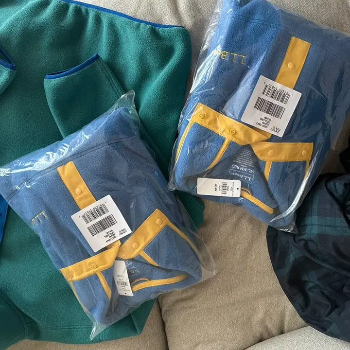 [BUNJANG] LL Bean Fleece Pullover Green L / LL Bean 엘엘빈 플리스 후리스 풀오버 그린 L사이즈 새상품