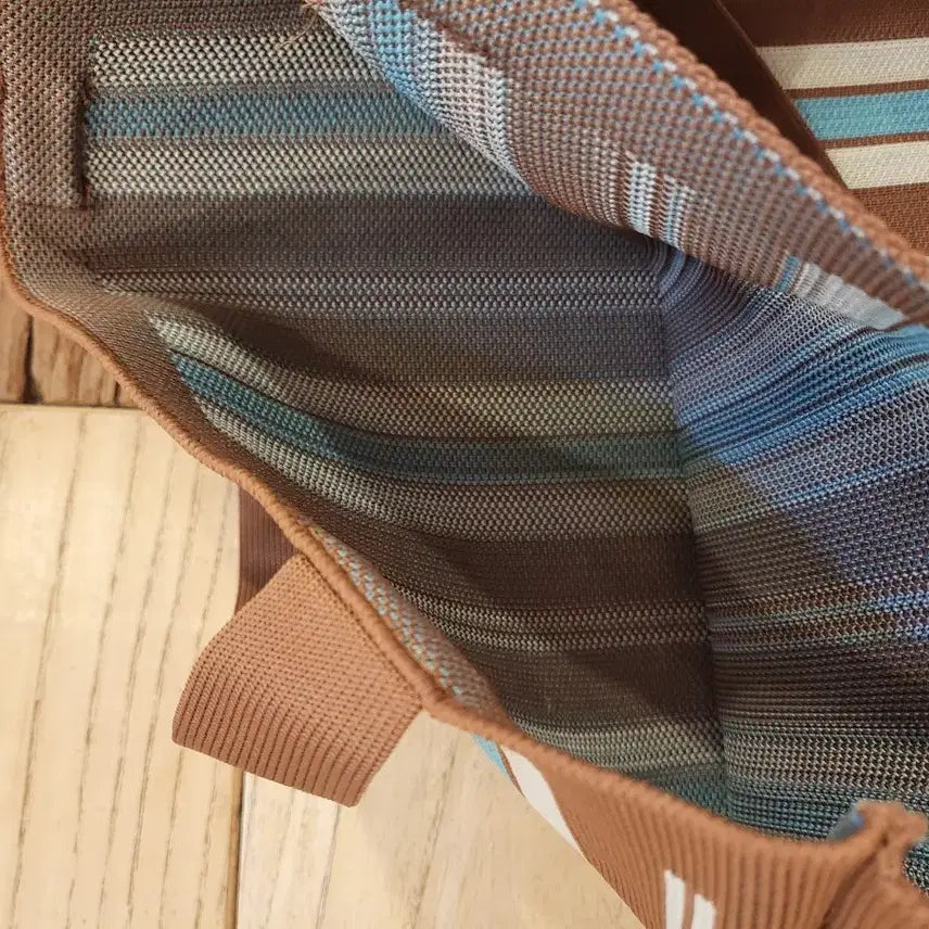 [BUNJANG] Knit Eco-Friendly Shoulder Bag / 니트 에코백 숄더백 새상품