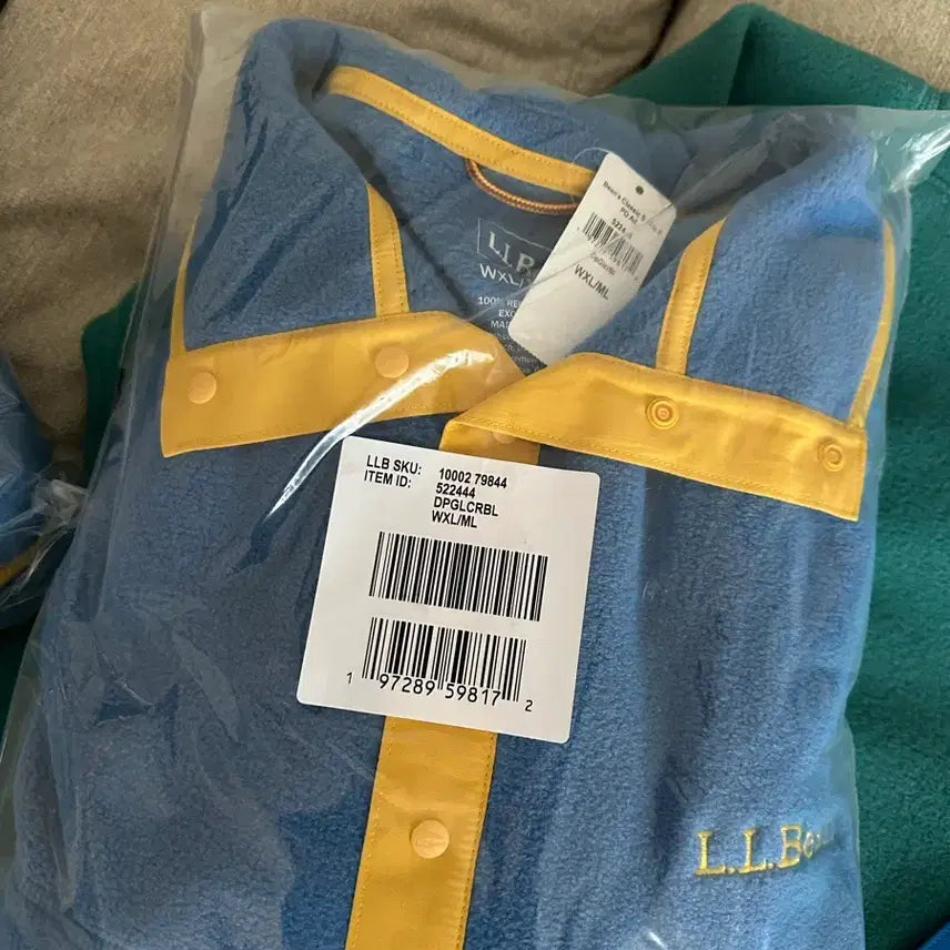 [BUNJANG] LL Bean Fleece Pullover Jacket / 엘엘빈 LL Bean 플리스 후리스 풀오버 블루컬러 L 새상품