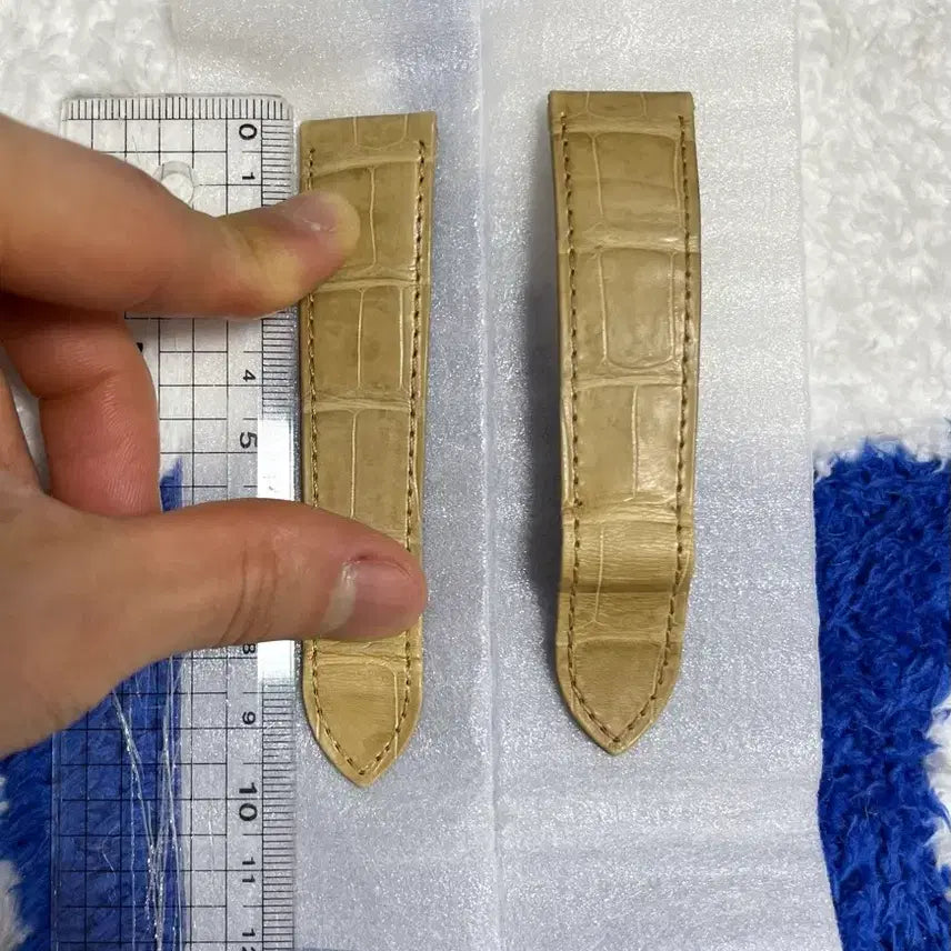 [BUNJANG] Cartier Tank Crocodile Leather Strap (Deployant Buckle) - Various Colors / 정품) 까르띠에  탱크 악어가죽 스트랩 (디버클용) 3가지 컬러 각각