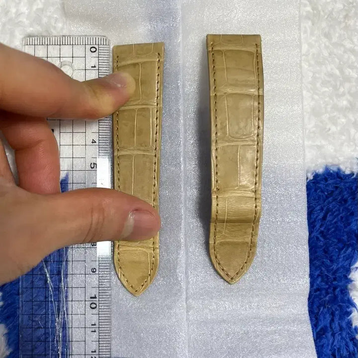[BUNJANG] Cartier Tank Crocodile Leather Strap (Deployant Buckle) - Various Colors / 정품) 까르띠에  탱크 악어가죽 스트랩 (디버클용) 3가지 컬러 각각